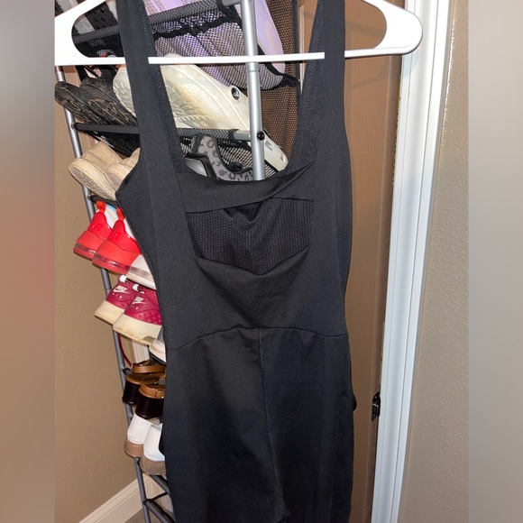 Black athletic romper - Picture 2 of 4